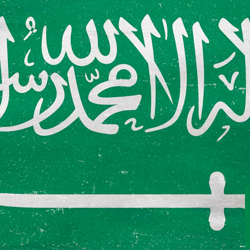 Saudi Arabia Flag Distressed PS4 Console and Controller Bundle Skin